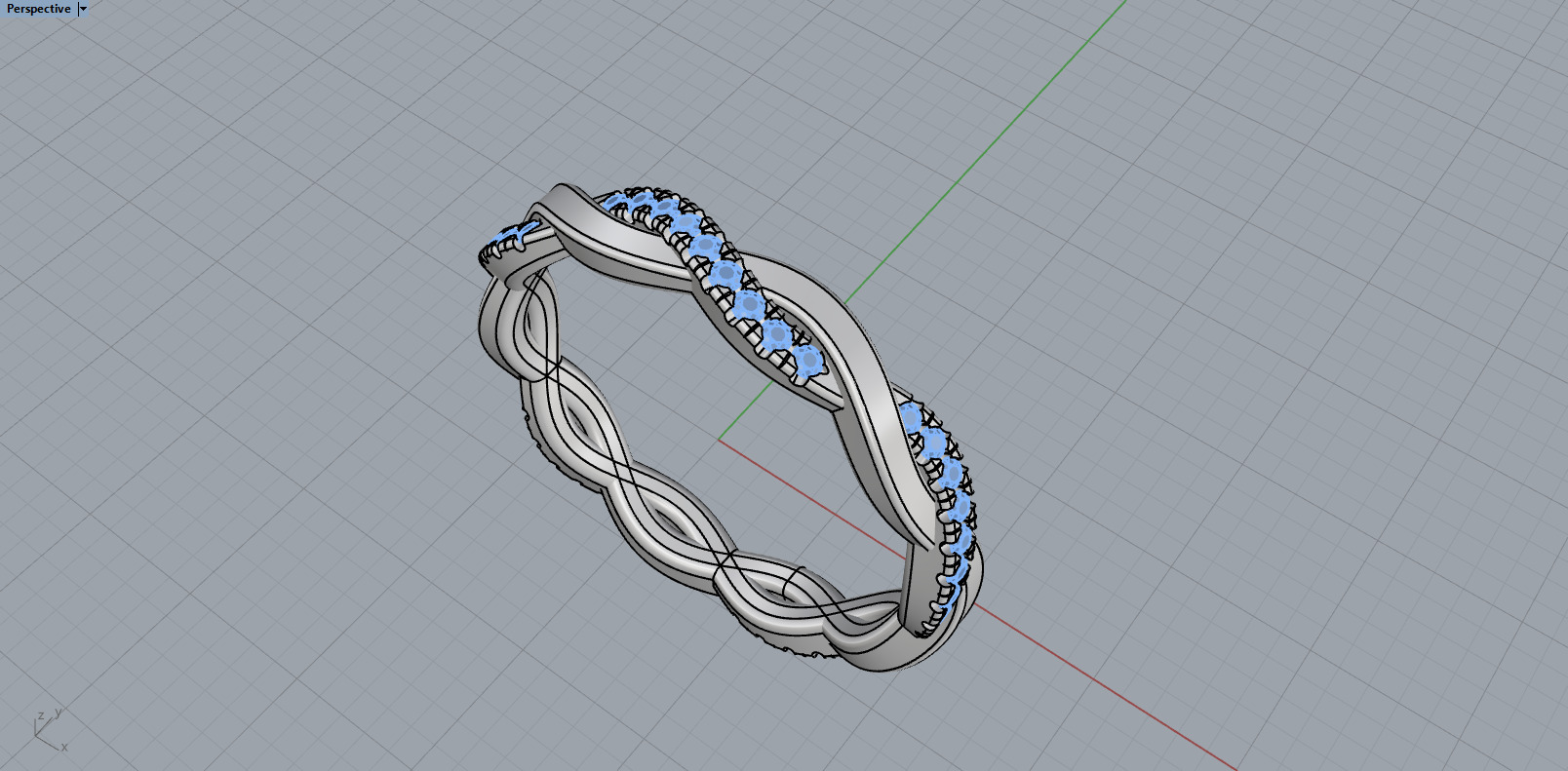 knot ring model 742 3D print model_8