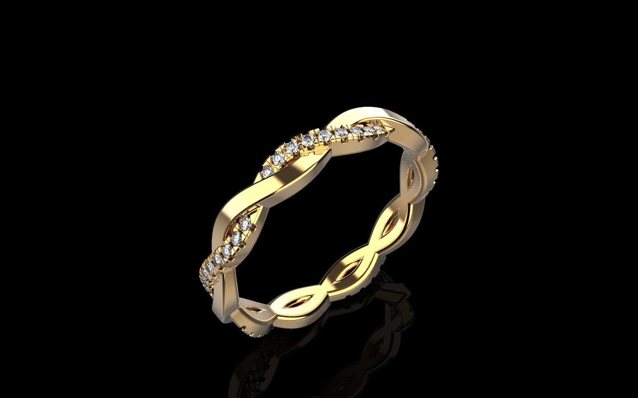 knot ring model 742 3D print model_17