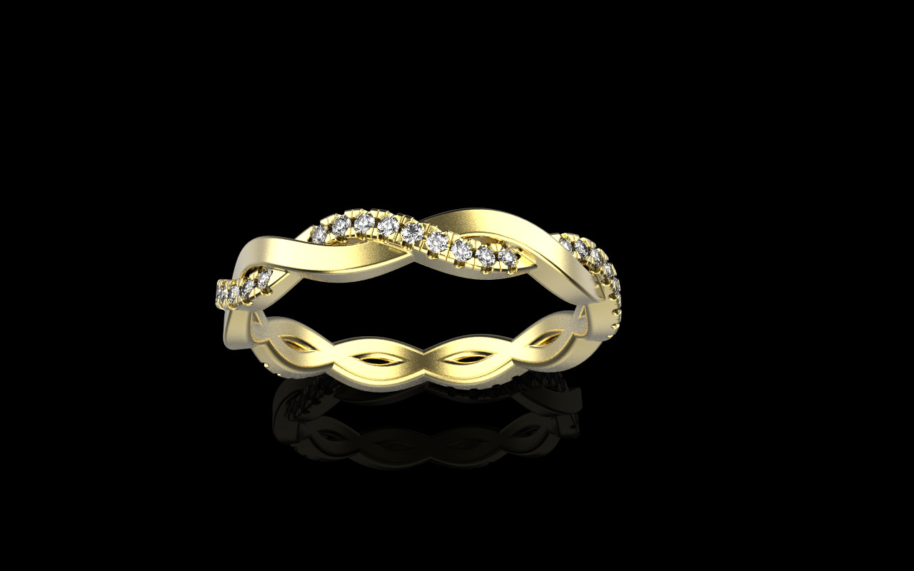 knot ring model 742 3D print model_10
