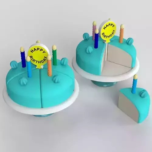Birthday Cake 3D print model