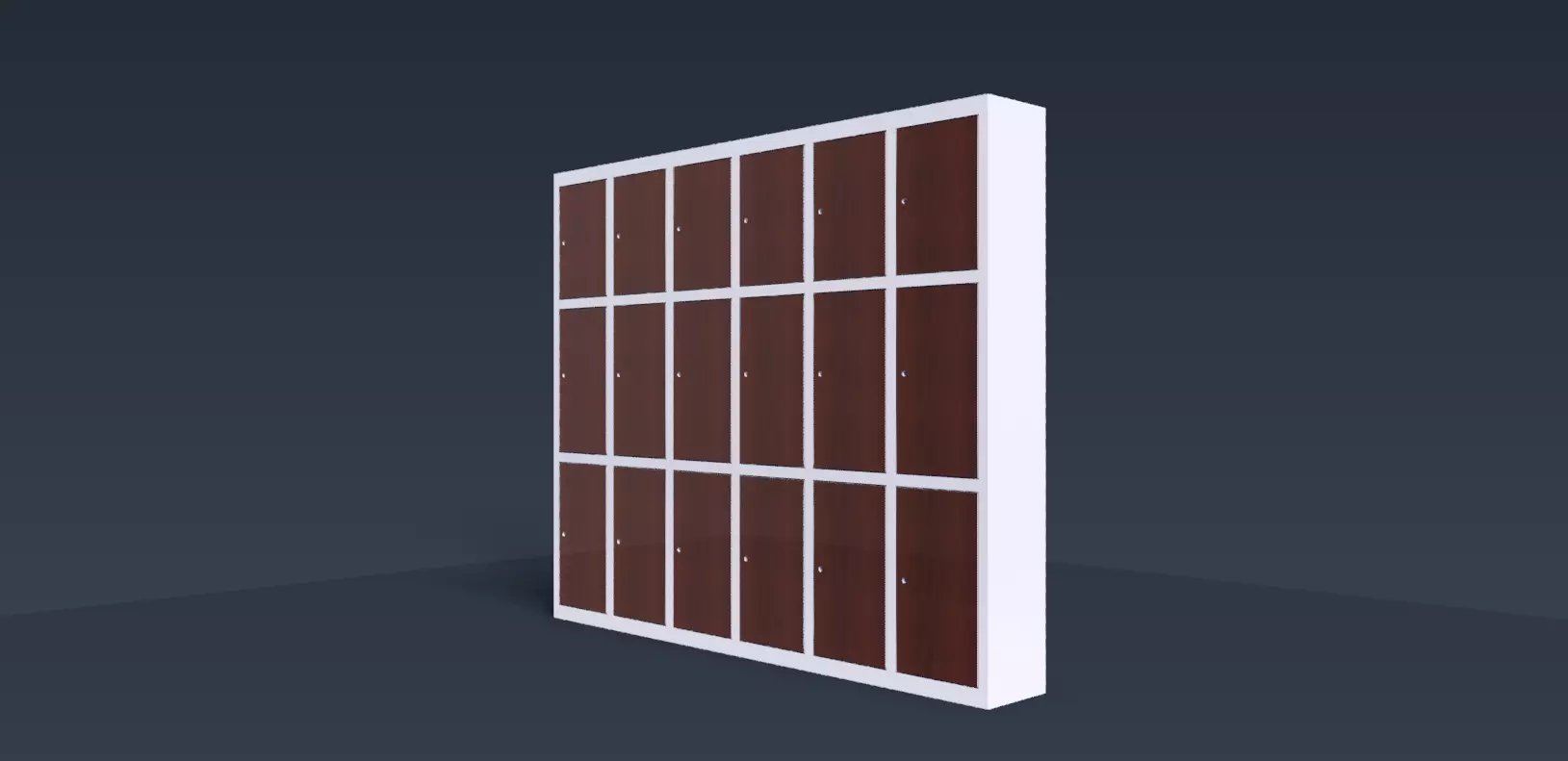 LOKER 2m x 2m Low-poly 3D model_0