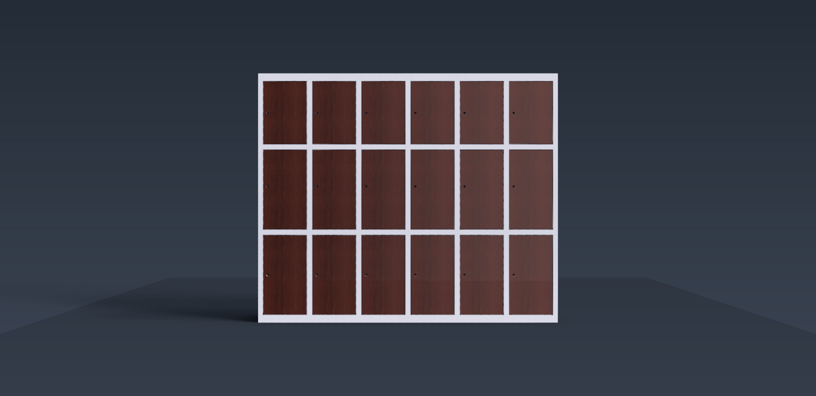 LOKER 2m x 2m Low-poly 3D model_1