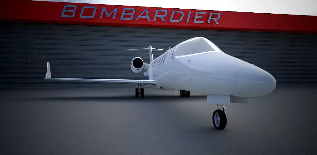 Learjet 45 3D model
