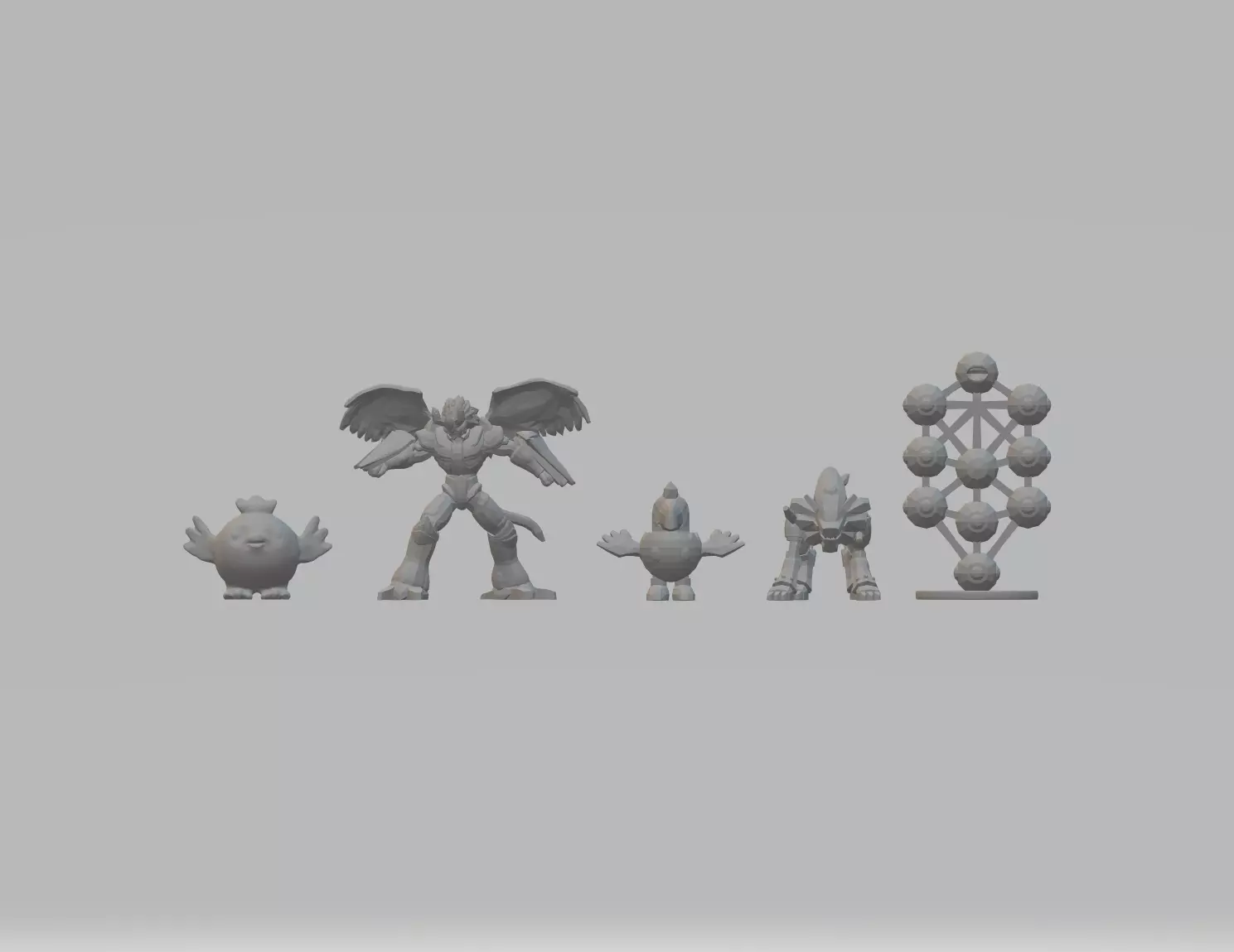 Digimon Frontier Set 59 Toy Replica Model  3D print model_0