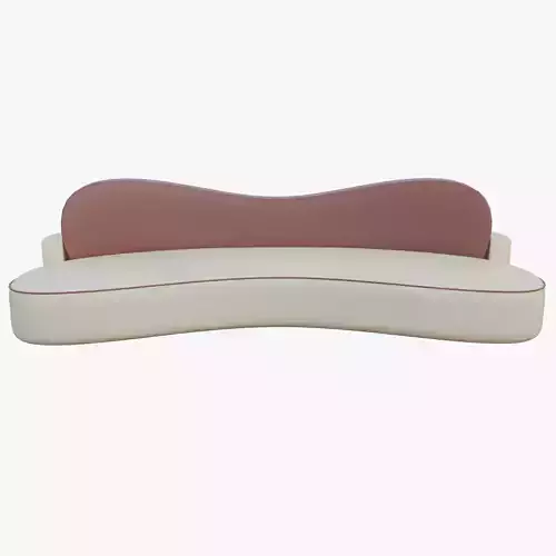 Modern Sofa Low-poly 3D model