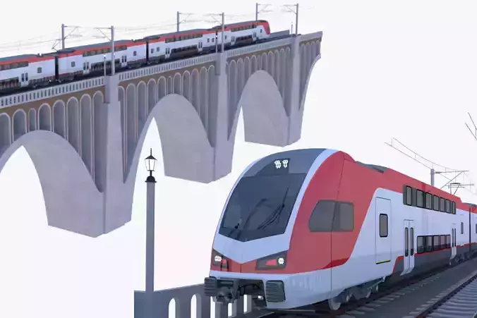 Stadler Kiss USA on viaduct II