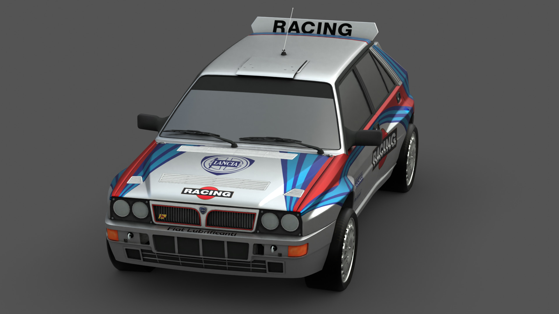 1992 Lancia Delta 3D Model High-Quality Detailed Design Low-poly 3D model_6