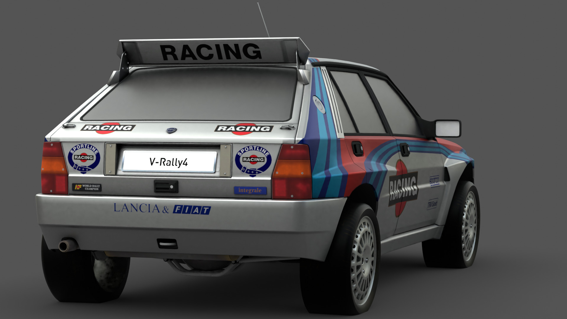 1992 Lancia Delta 3D Model High-Quality Detailed Design Low-poly 3D model_3