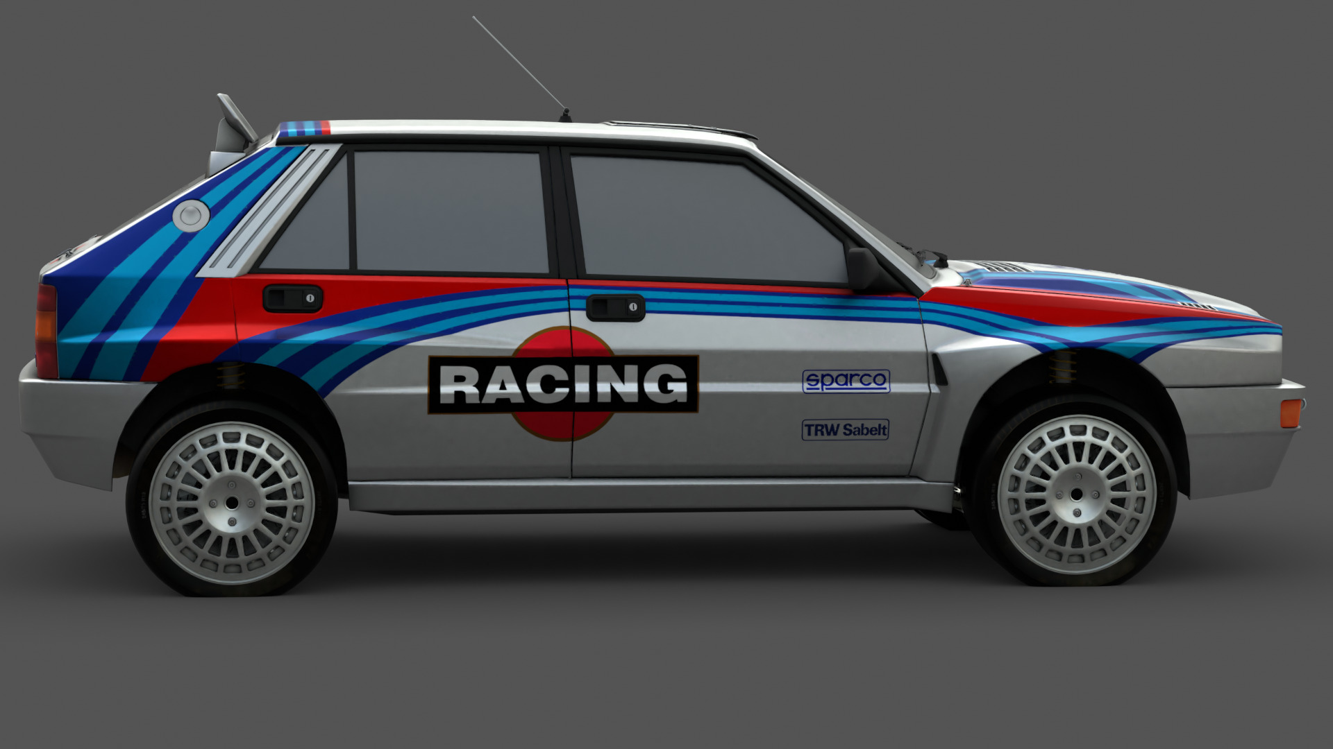 1992 Lancia Delta 3D Model High-Quality Detailed Design Low-poly 3D model_4