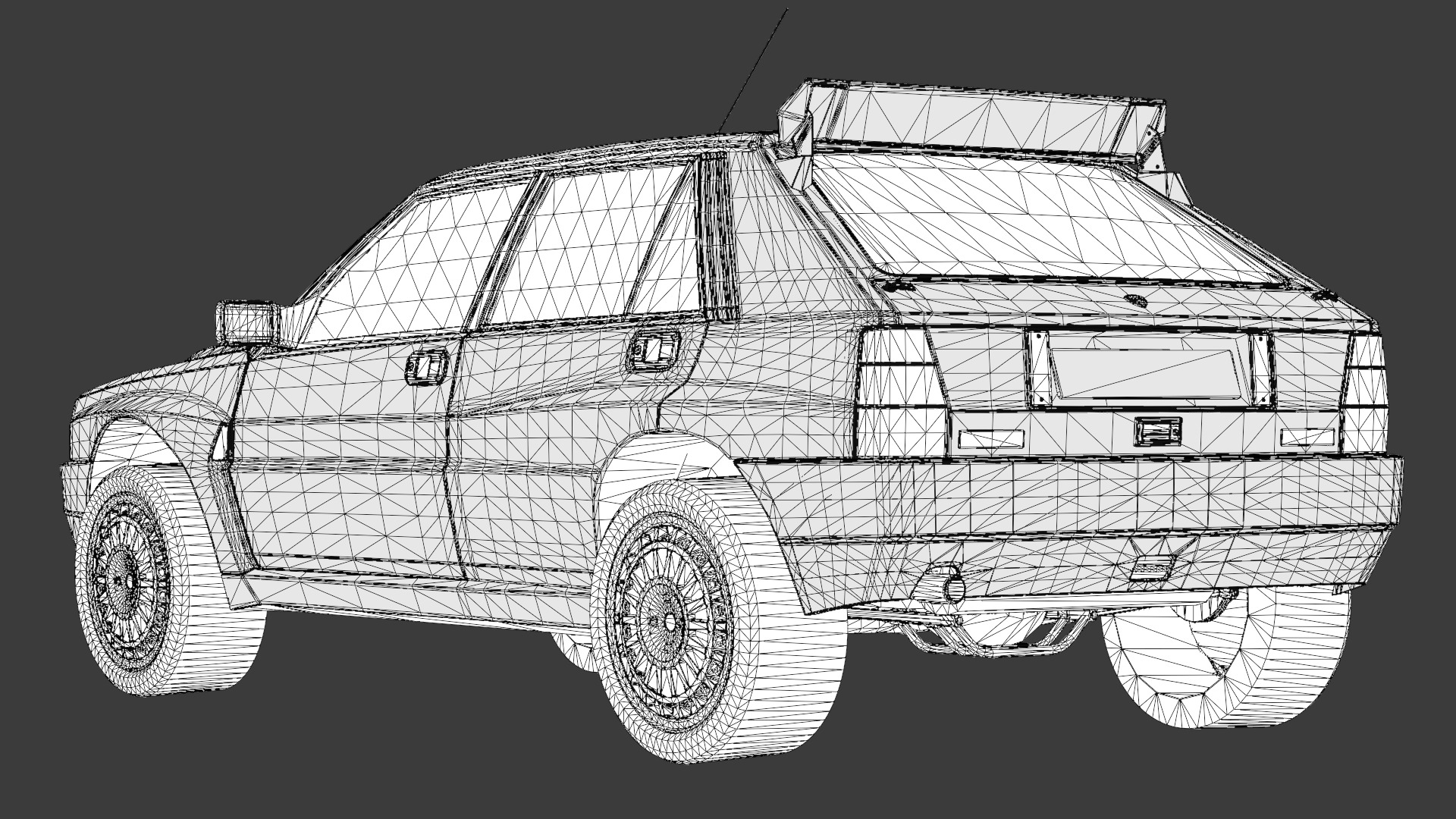 1992 Lancia Delta 3D Model High-Quality Detailed Design Low-poly 3D model_23
