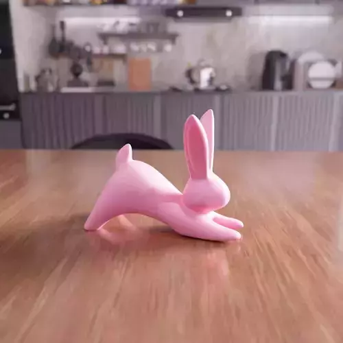 Cute Easter Bunny - 423 3D print model