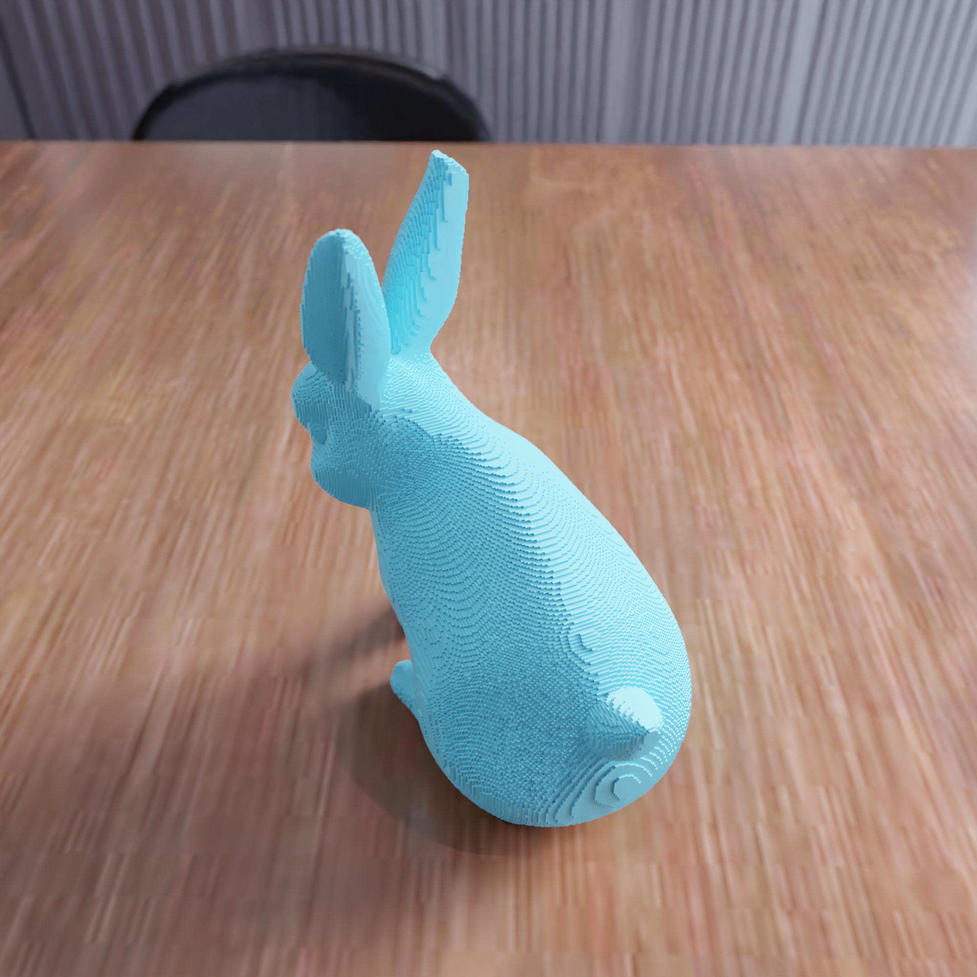 Block Easter Bunny - 424 3D print model_6