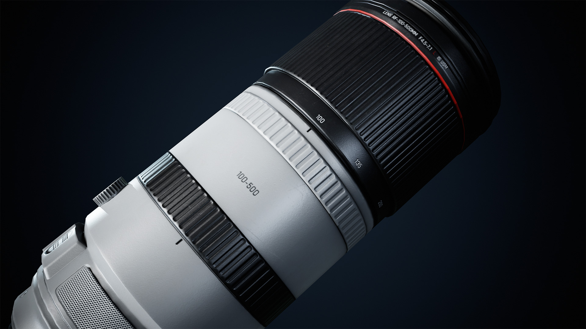 Telephoto Lens Game Ready Asset Low-poly 3D model_13