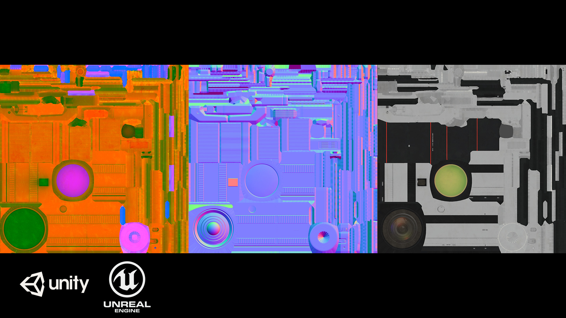 Telephoto Lens Game Ready Asset Low-poly 3D model_16