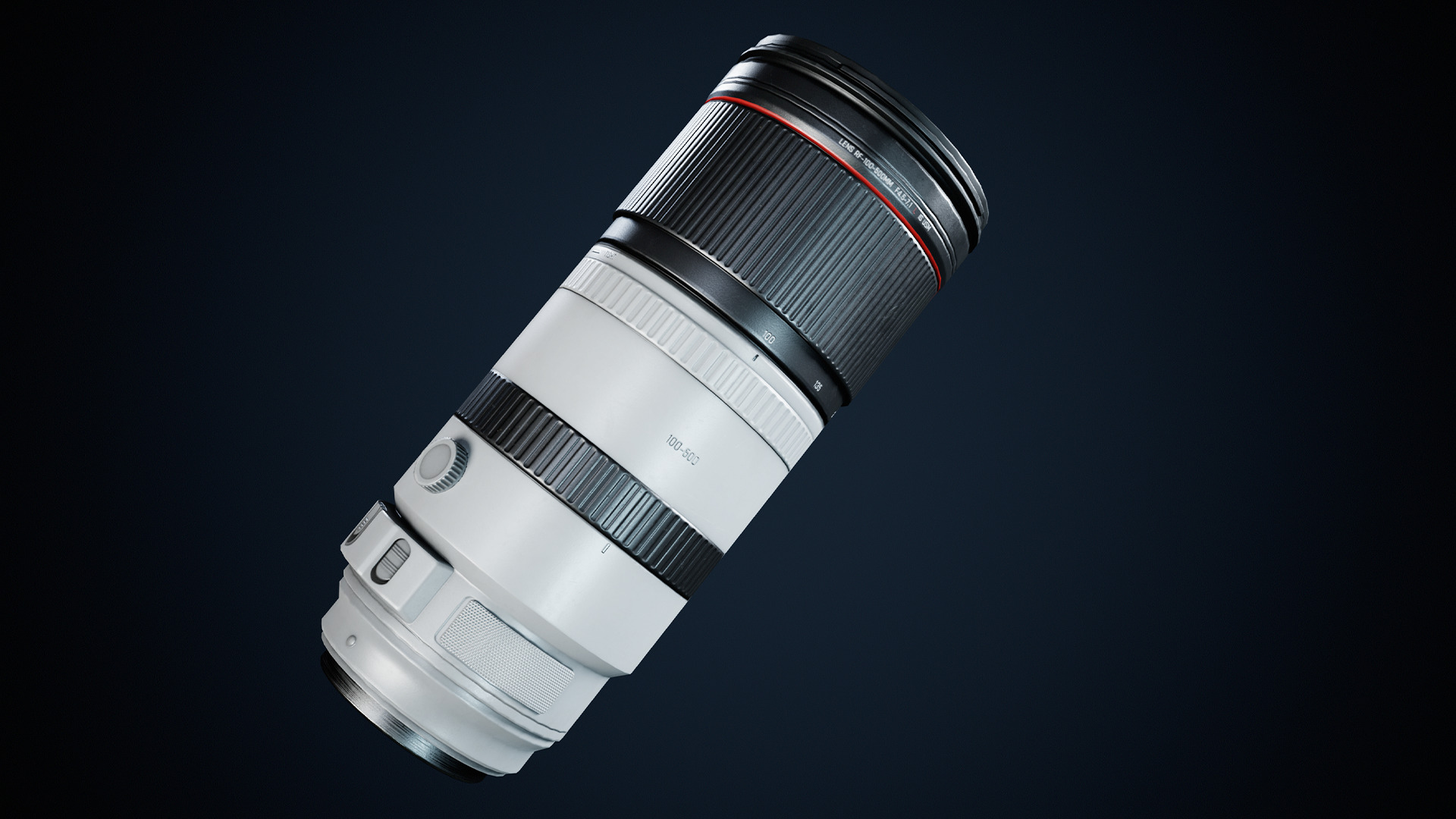Telephoto Lens Game Ready Asset Low-poly 3D model_10
