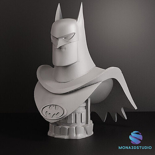BATMAN BUST CARTOON VERSION Free 3D print model