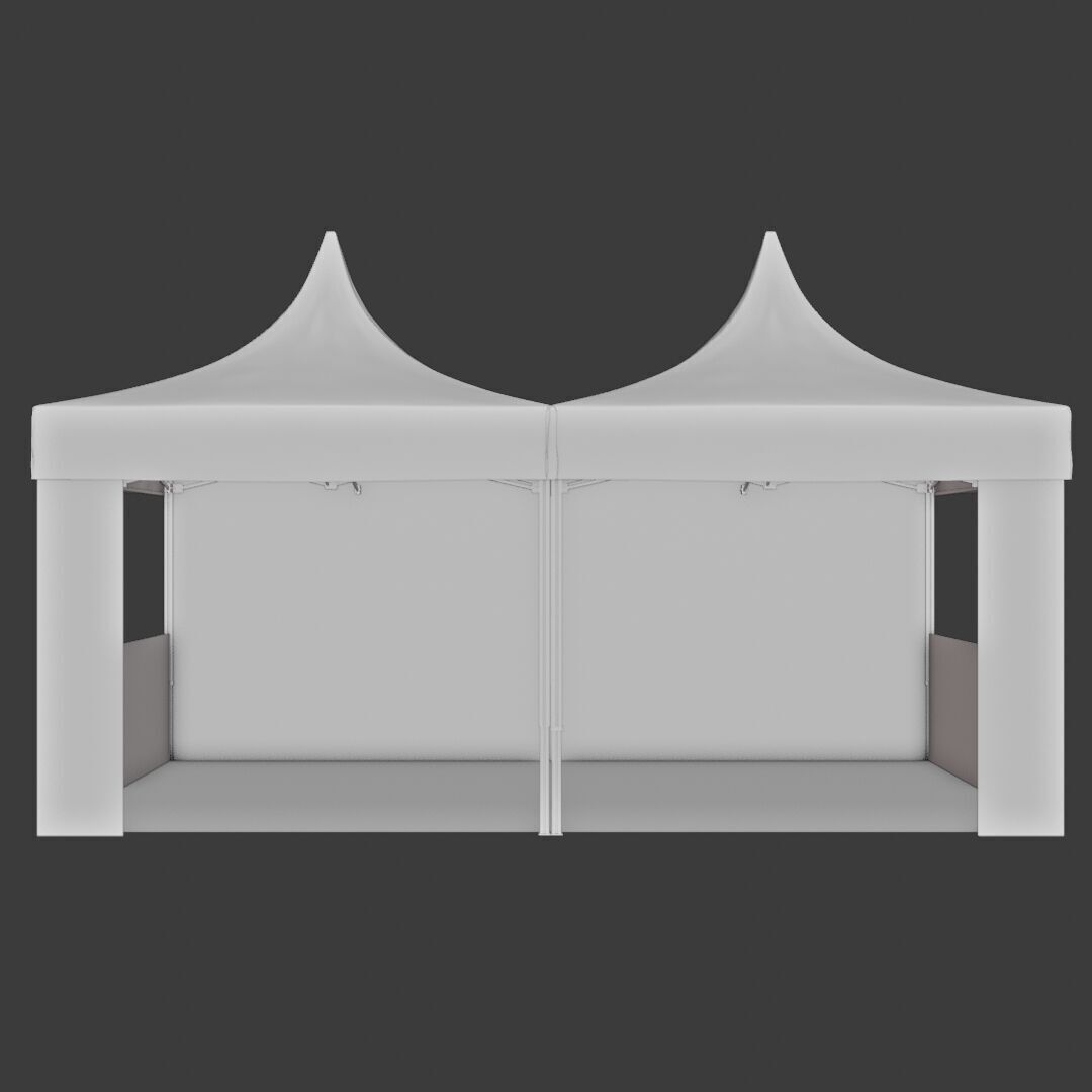 Tent Event 4 Low-poly 3D model_6