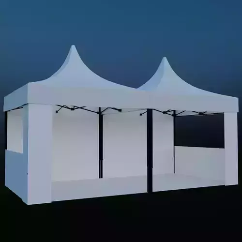 Tent Event 4 Low-poly 3D model