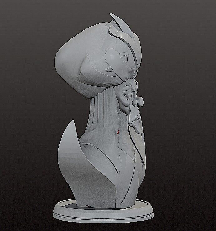 JAFAR BUST FROM ALADDIN MOVIE 3D print model_6