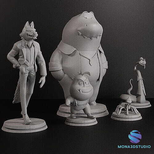 THE BAD GUYS 2 COLLECTION 3D print model
