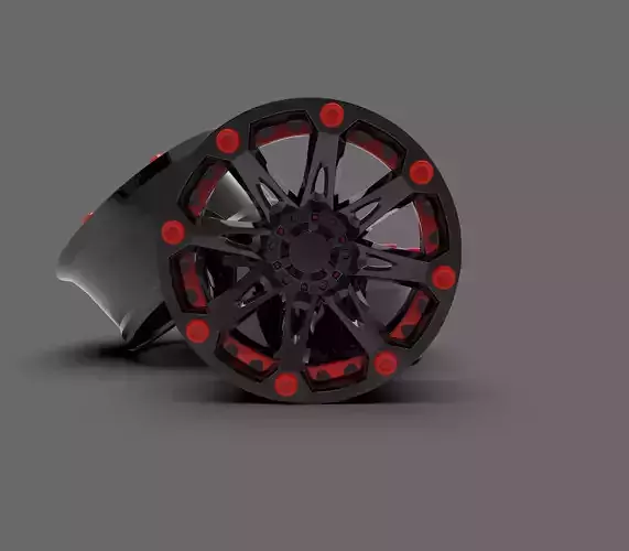 Generic Off-Road Rim 3D model
