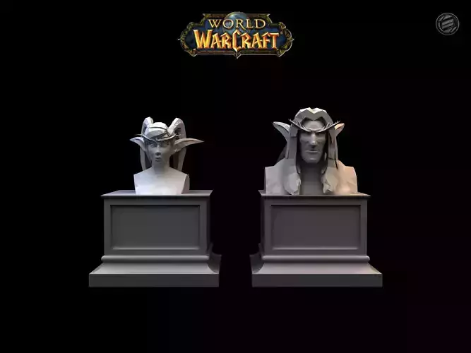 Busts - World of Warcraft - Night Elfs