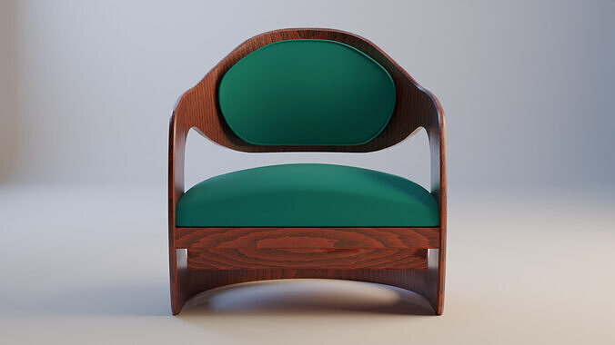 Woodys High Quality Chairs Colletion PBR 004 3D model