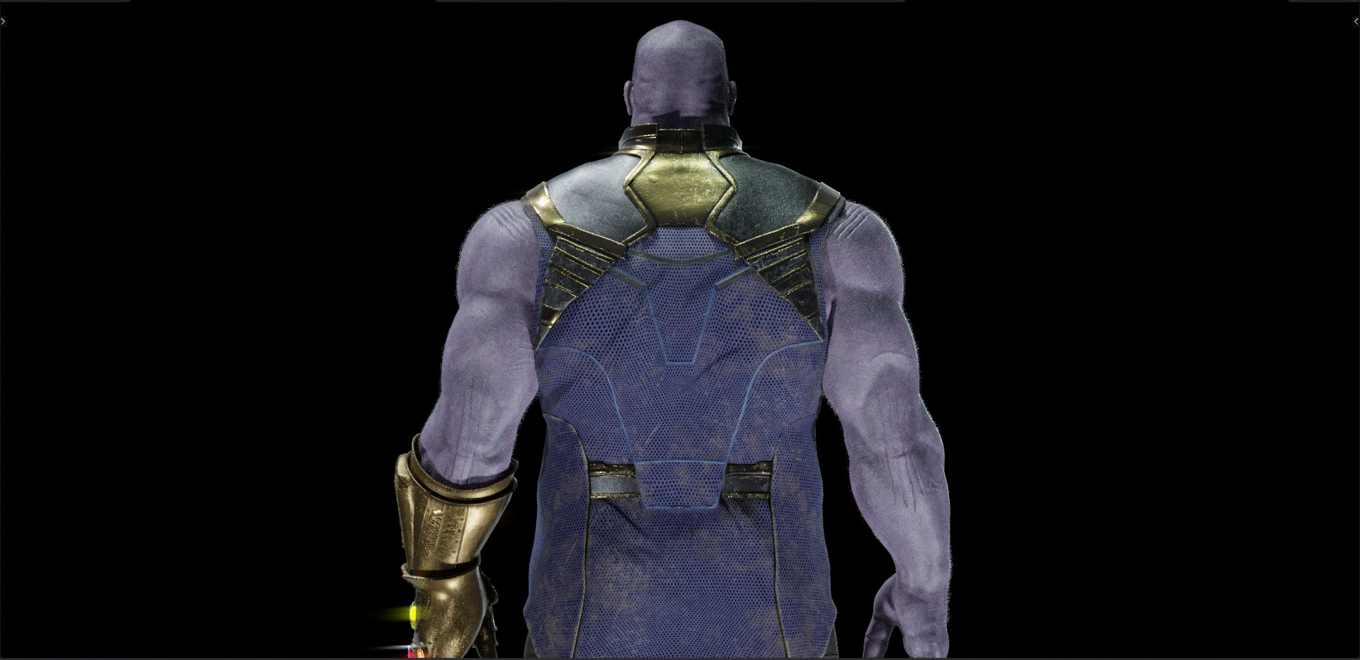 Thanos from Avengers Infinity War - IW Suit 3D model_8
