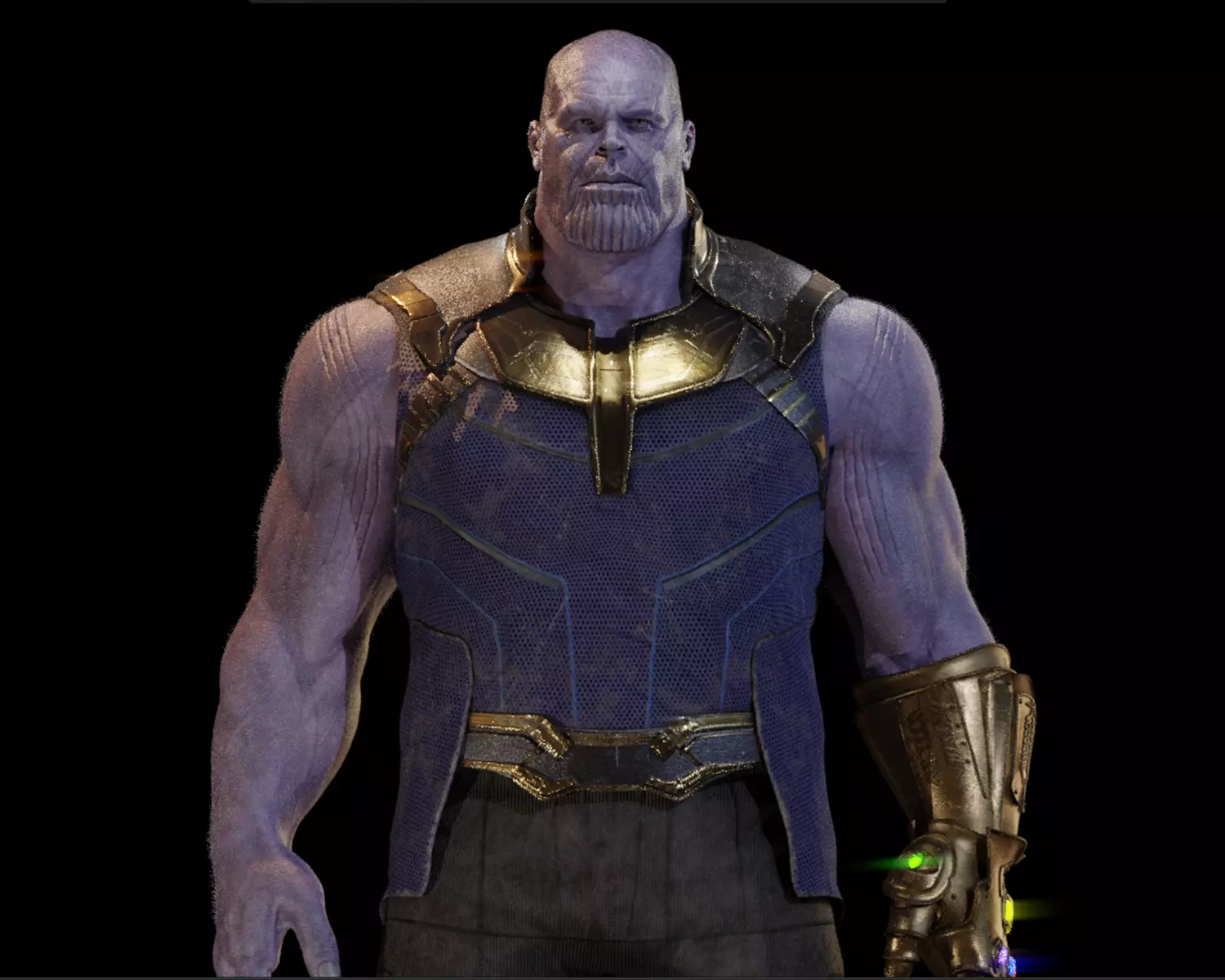 Thanos from Avengers Infinity War - IW Suit 3D model_0