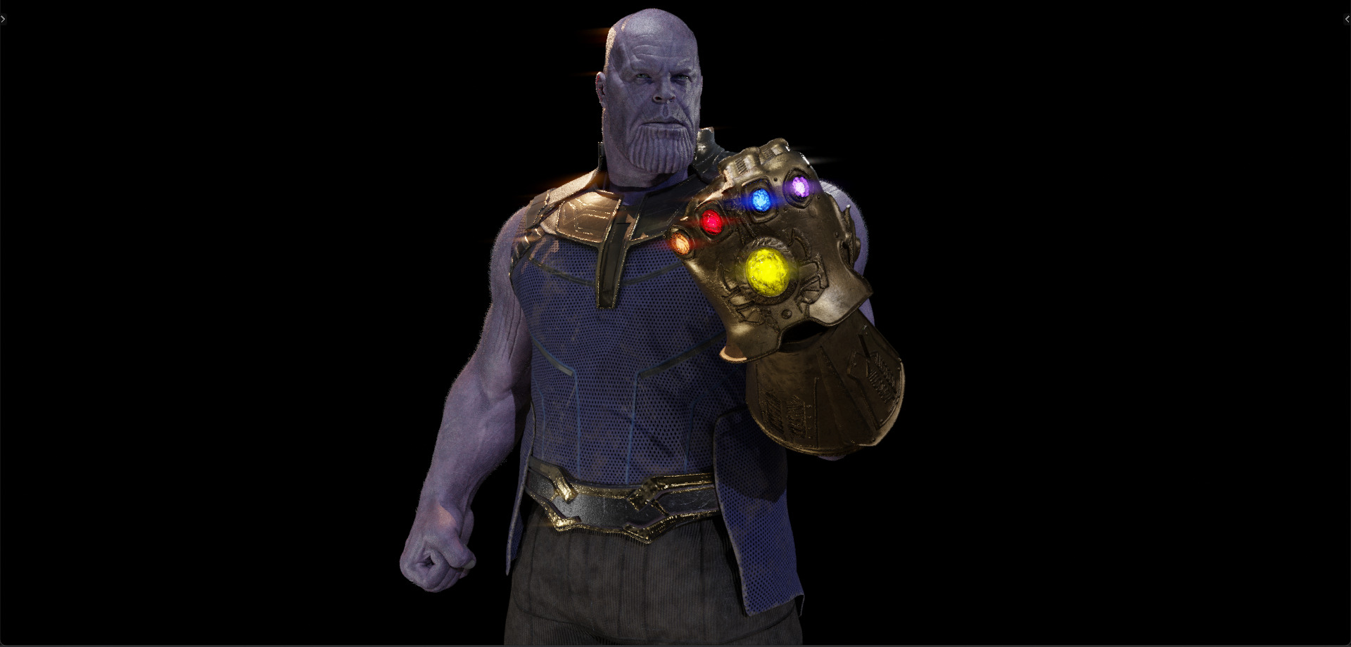 Thanos from Avengers Infinity War - IW Suit 3D model_20