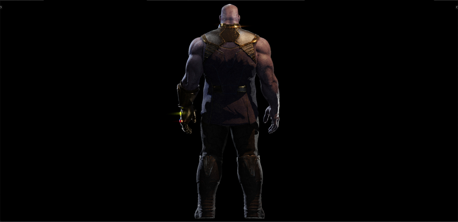 Thanos from Avengers Infinity War - IW Suit 3D model_11