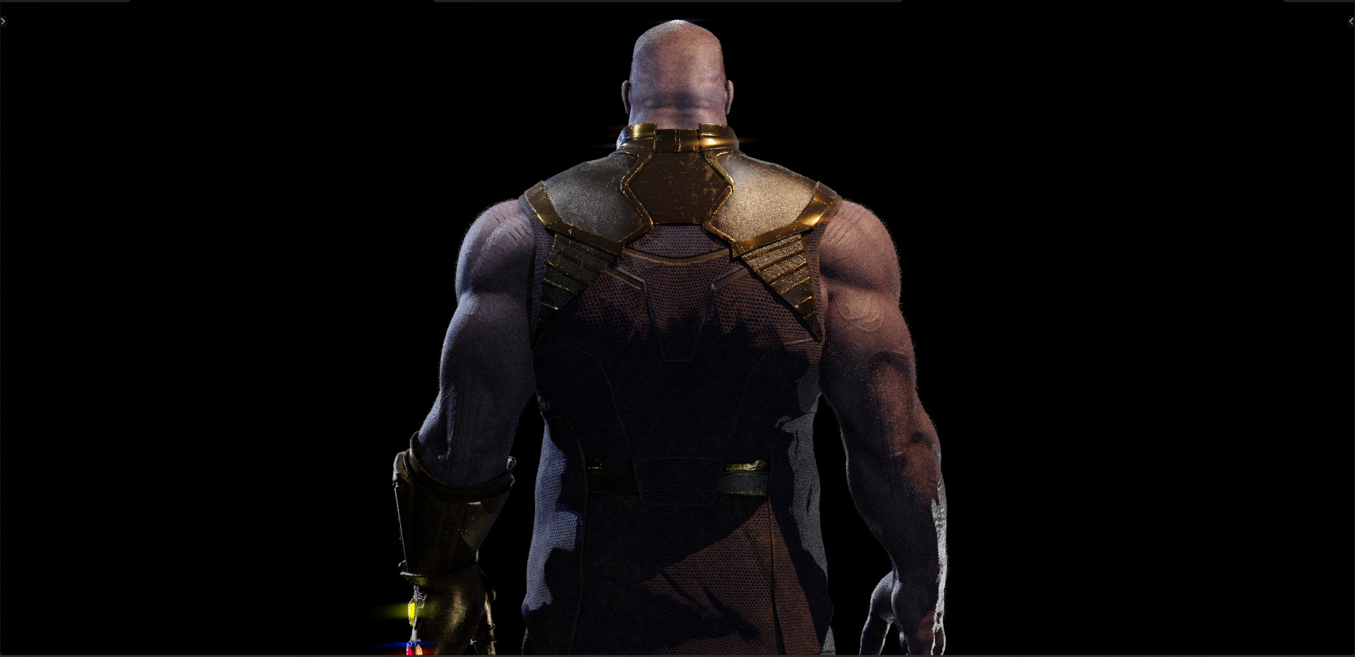 Thanos from Avengers Infinity War - IW Suit 3D model_6