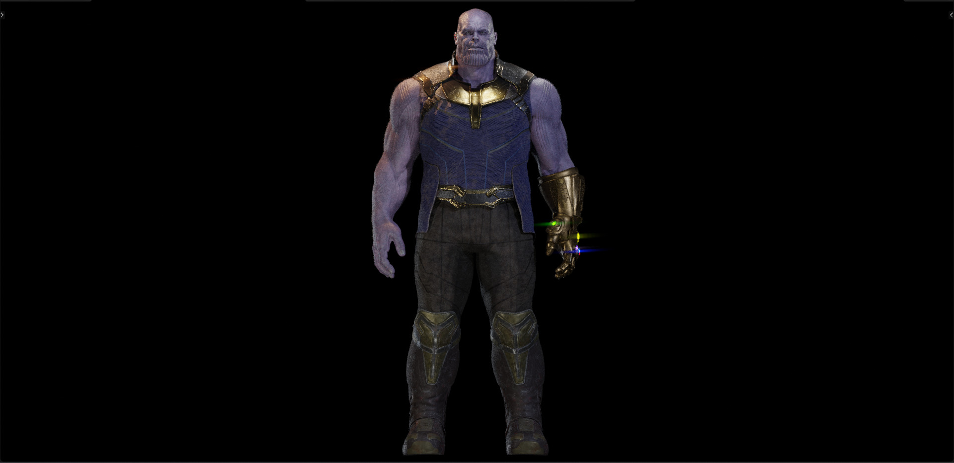 Thanos from Avengers Infinity War - IW Suit 3D model_9