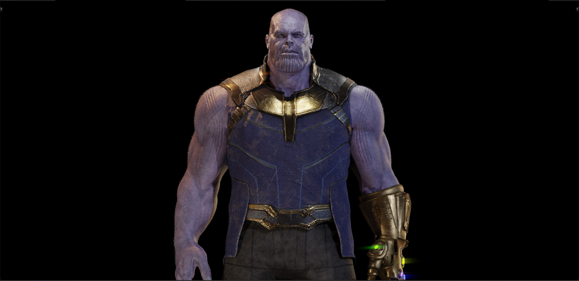 Thanos from Avengers Infinity War - IW Suit 3D model_3