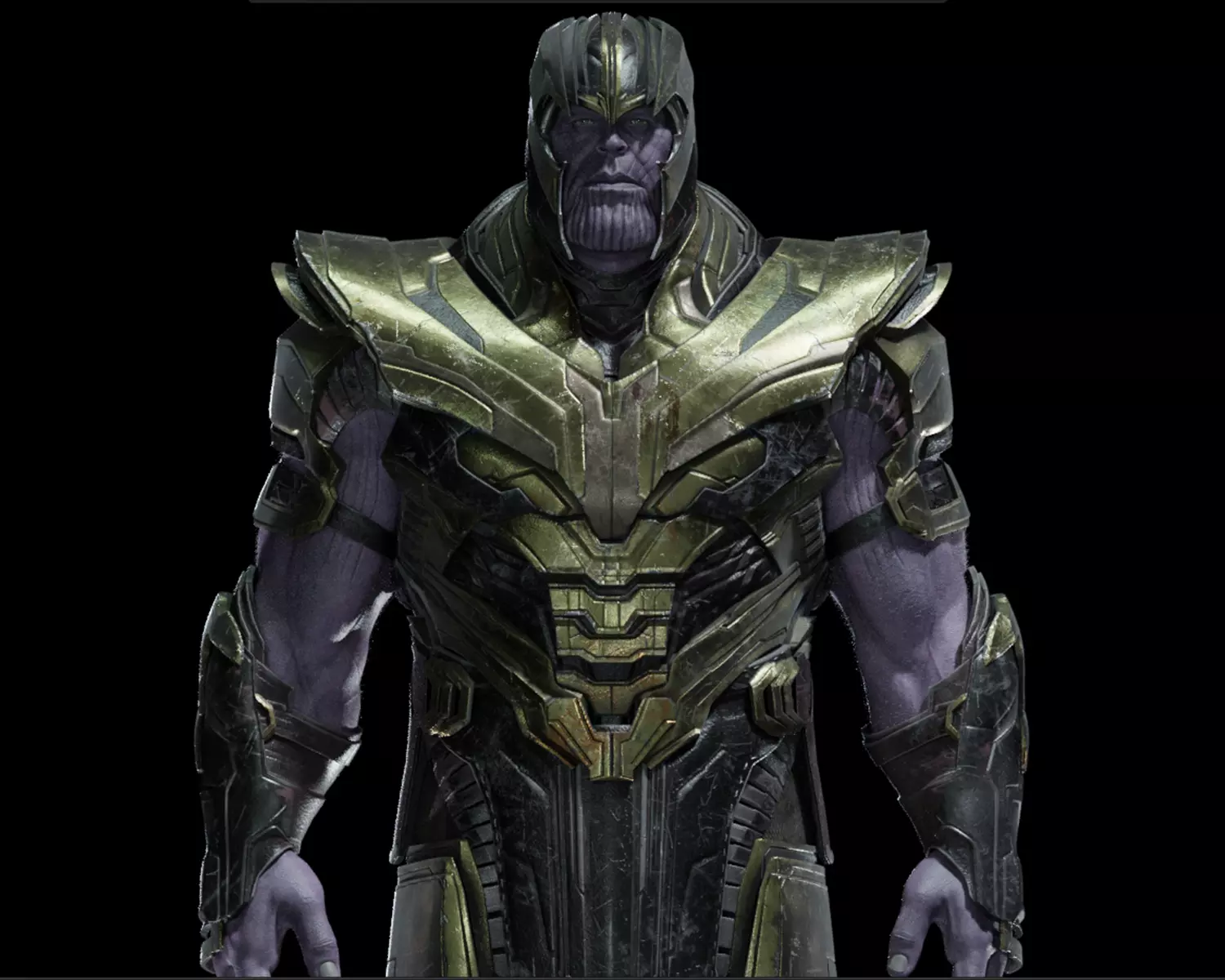 Thanos from Avengers Infinity War - Armor Version - 3D model_0