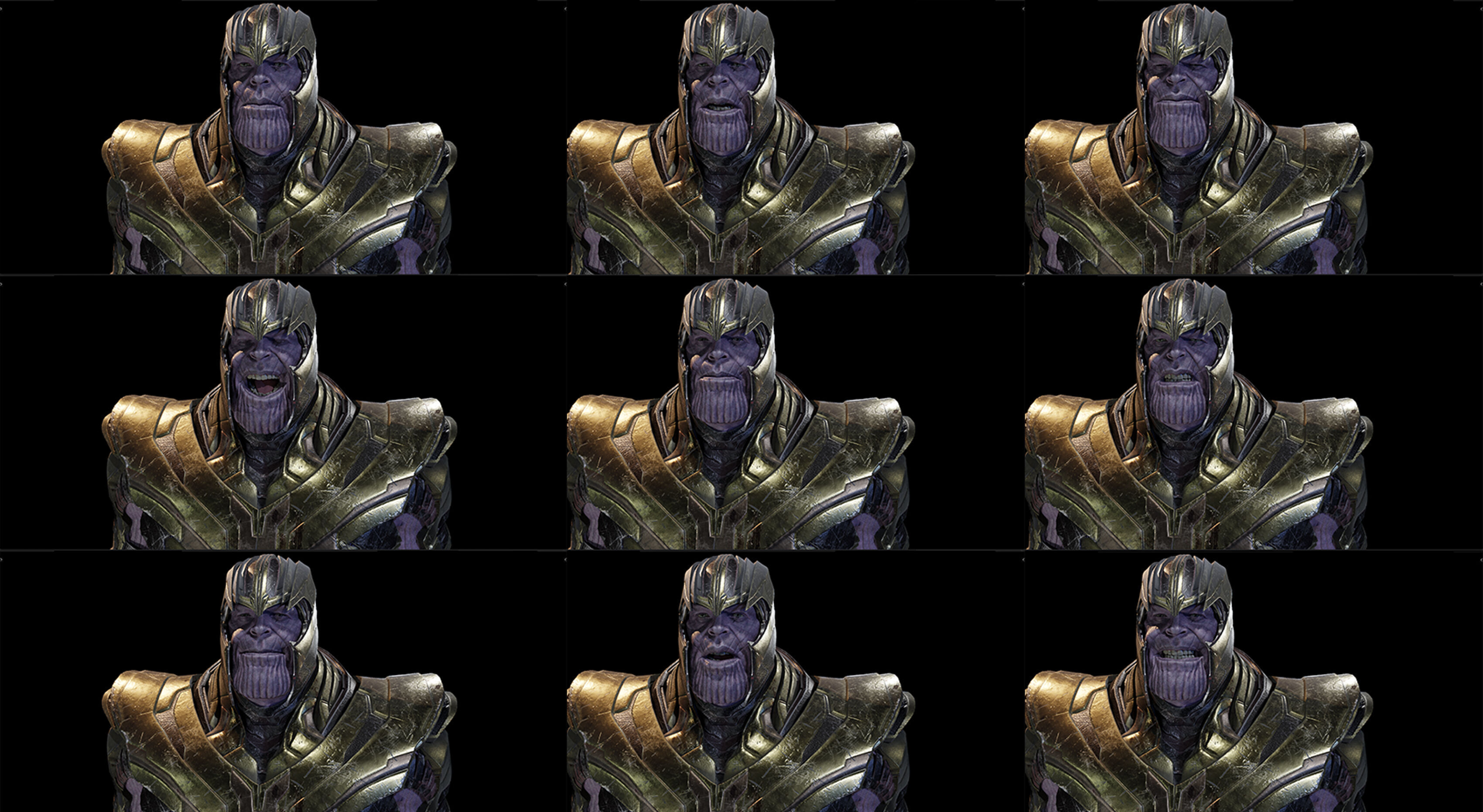 Thanos from Avengers Infinity War - Armor Version - 3D model_21