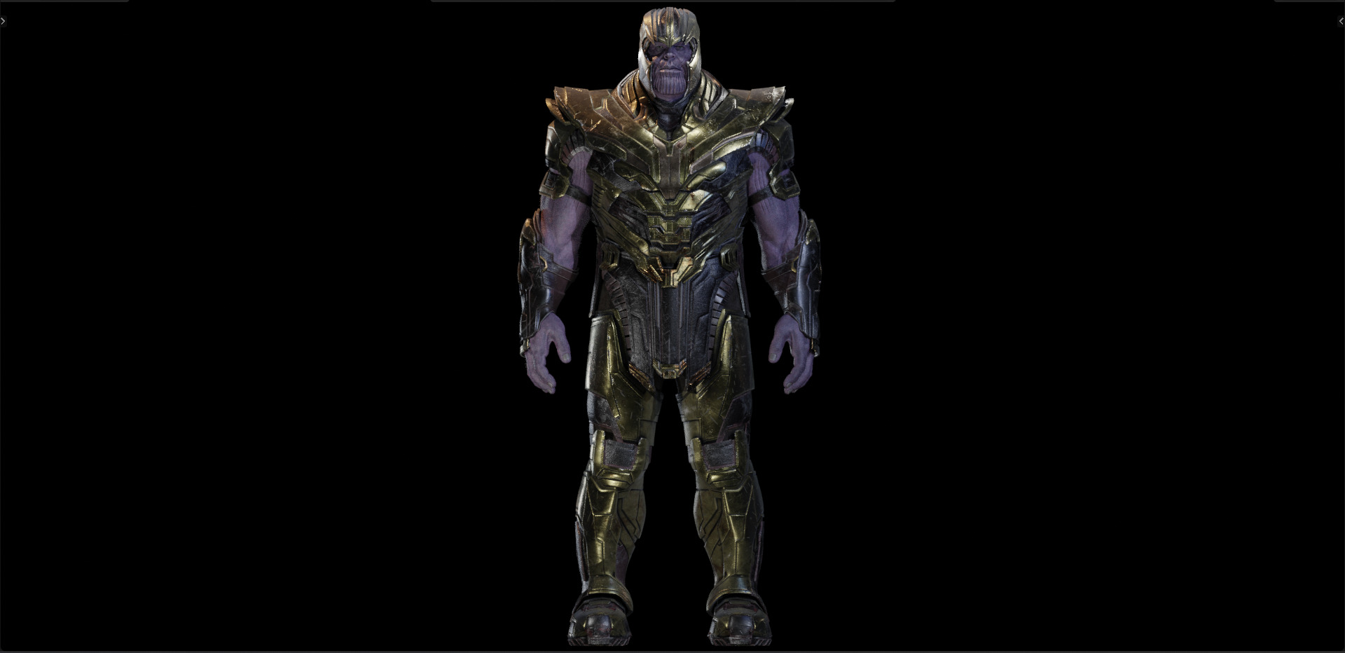 Thanos from Avengers Infinity War - Armor Version - 3D model_10