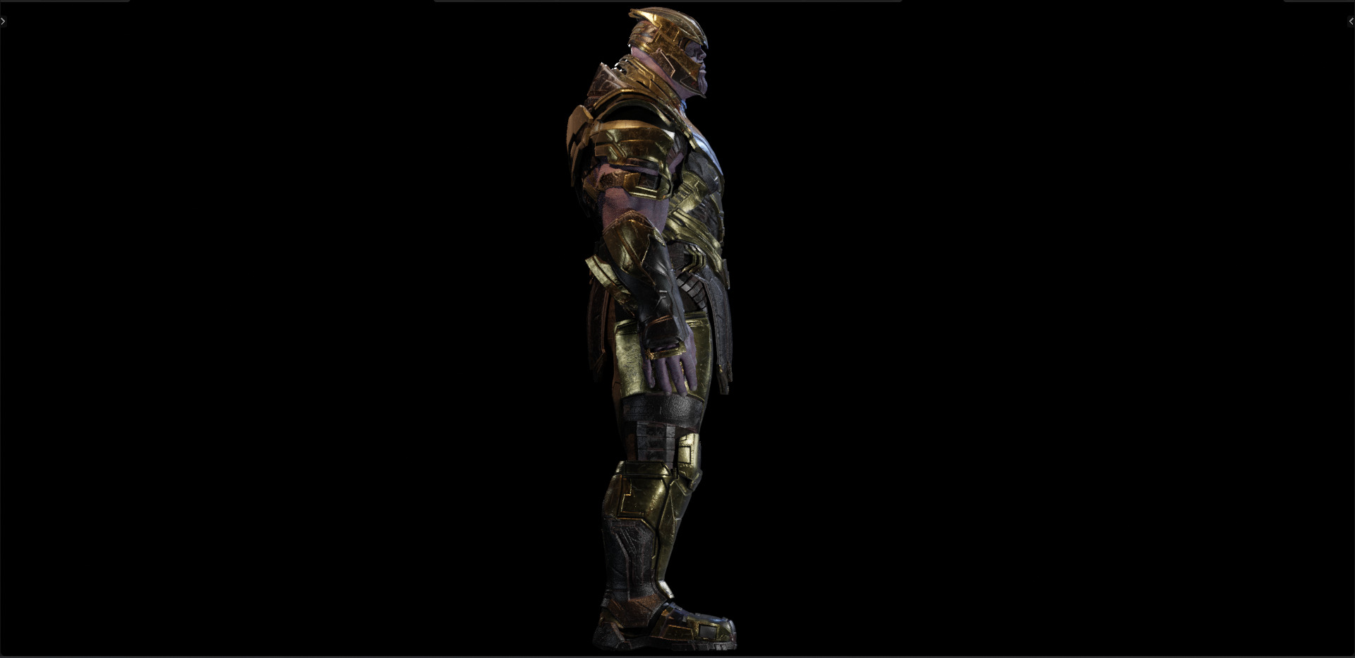 Thanos from Avengers Infinity War - Armor Version - 3D model_11