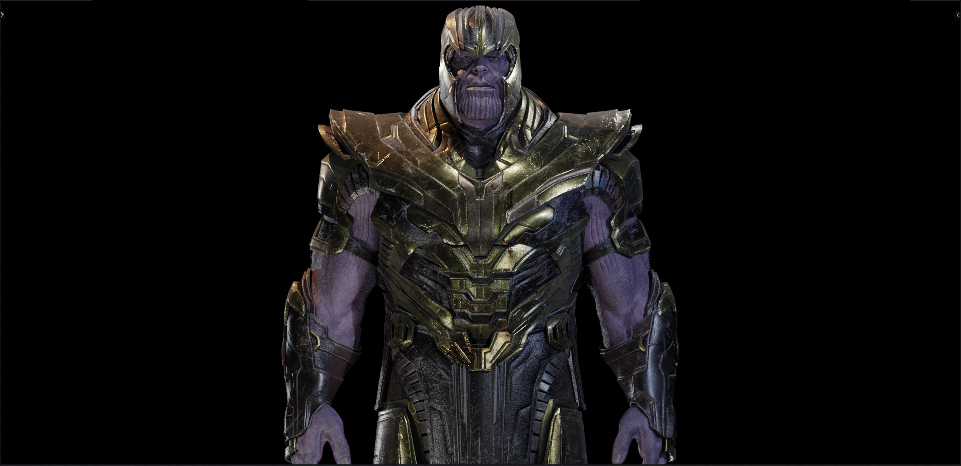 Thanos from Avengers Infinity War - Armor Version - 3D model_6