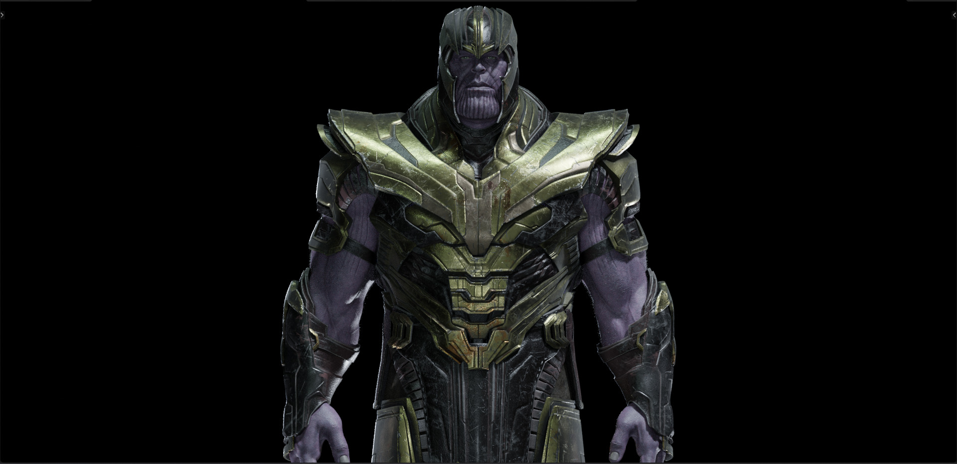 Thanos from Avengers Infinity War - Armor Version - 3D model_3