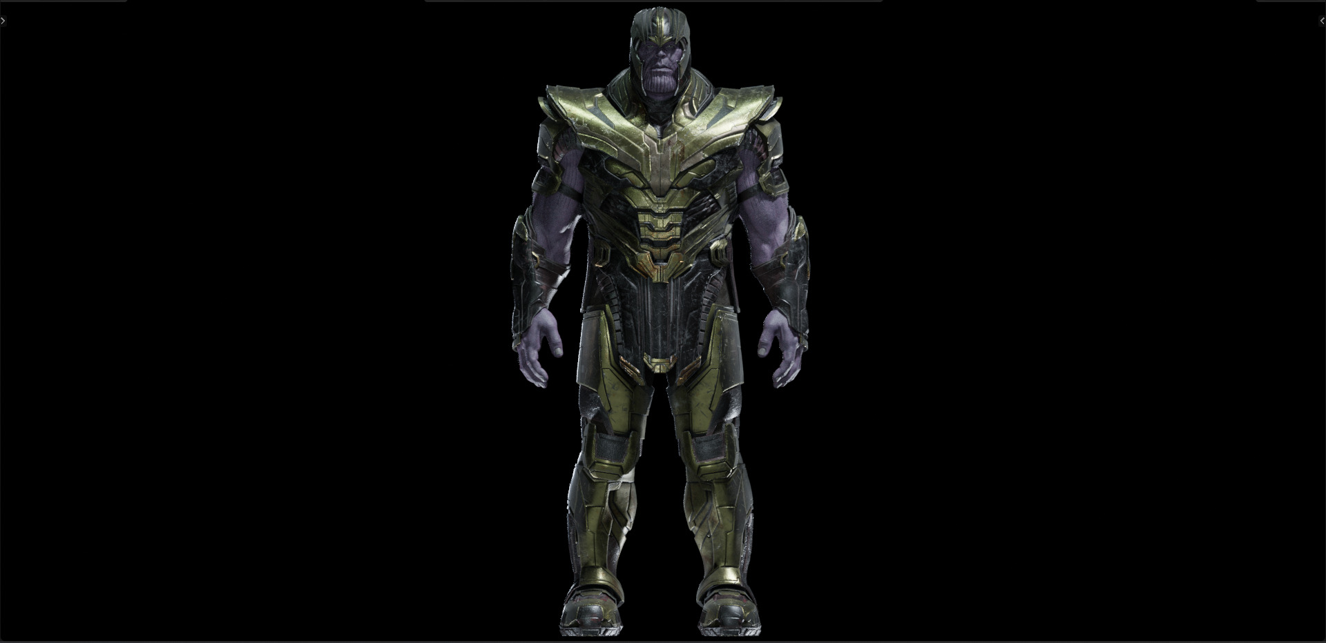 Thanos from Avengers Infinity War - Armor Version - 3D model_14