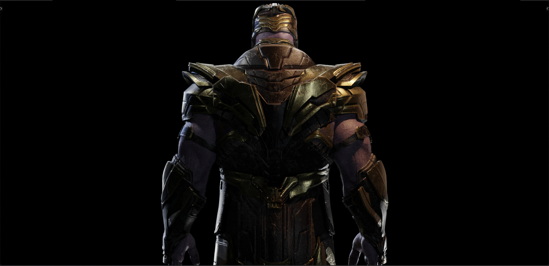 Thanos from Avengers Infinity War - Armor Version - 3D model_7