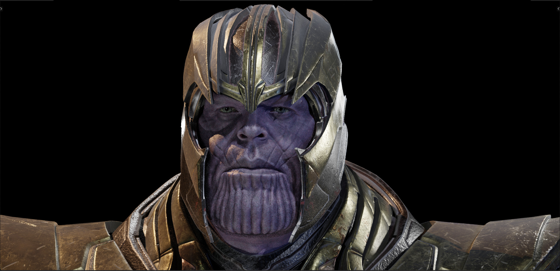 Thanos from Avengers Infinity War - Armor Version - 3D model_20