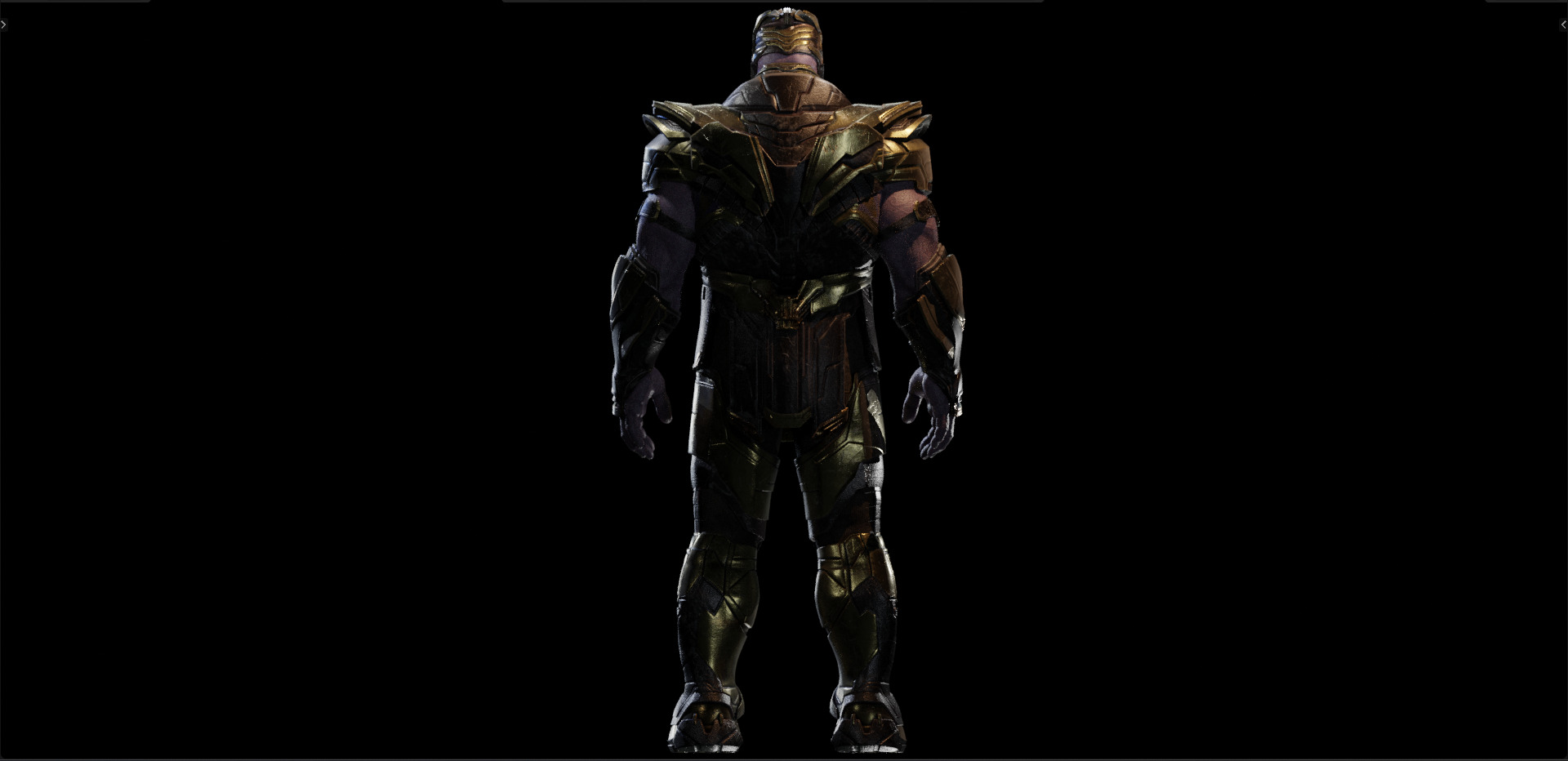 Thanos from Avengers Infinity War - Armor Version - 3D model_12