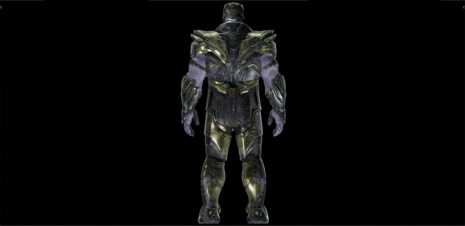 Thanos from Avengers Infinity War - Armor Version - 3D model_16