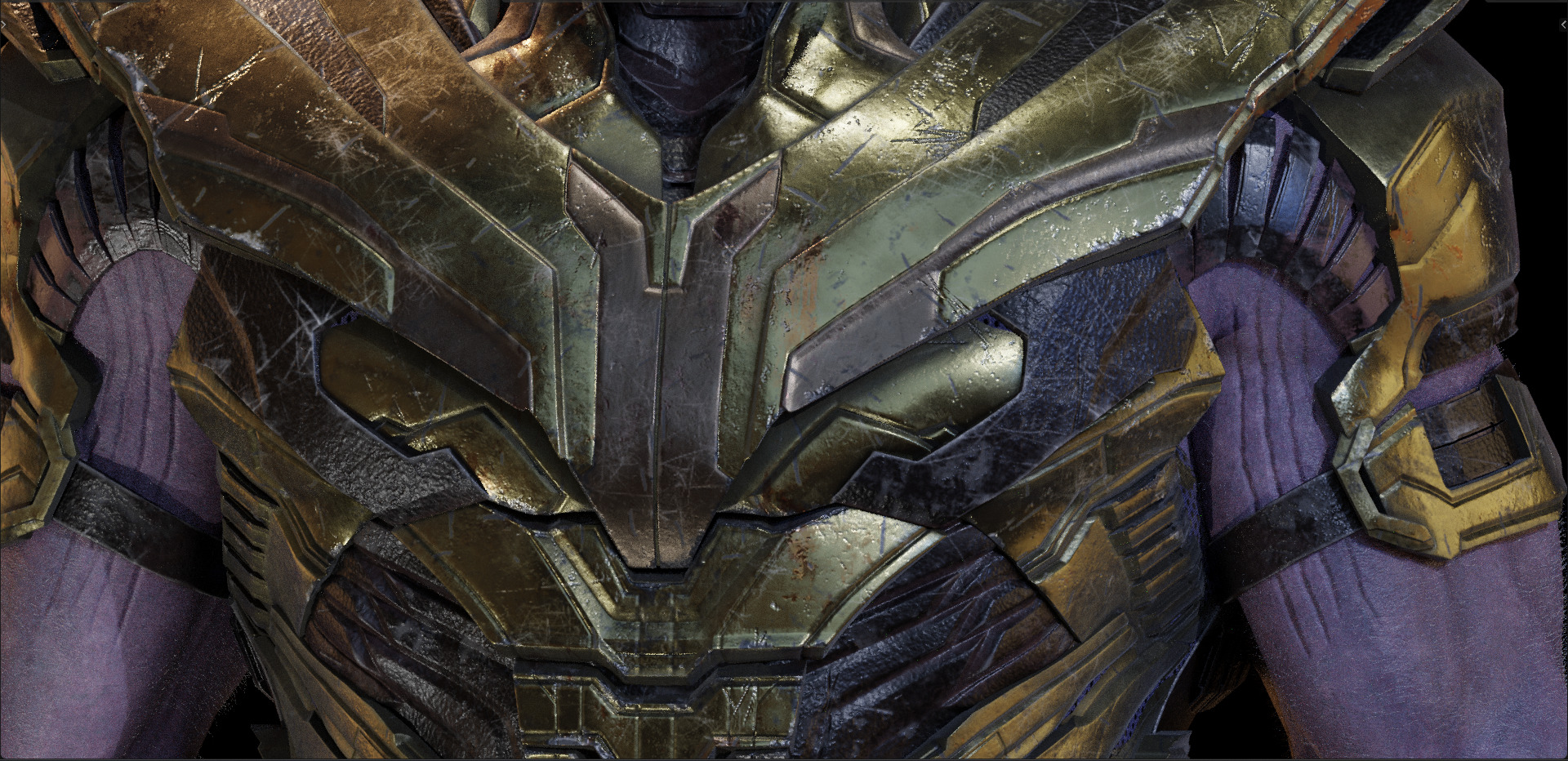 Thanos from Avengers Infinity War - Armor Version - 3D model_18