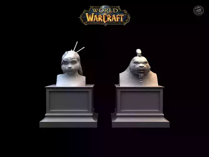 Busts - World of Warcraft - Pandarens