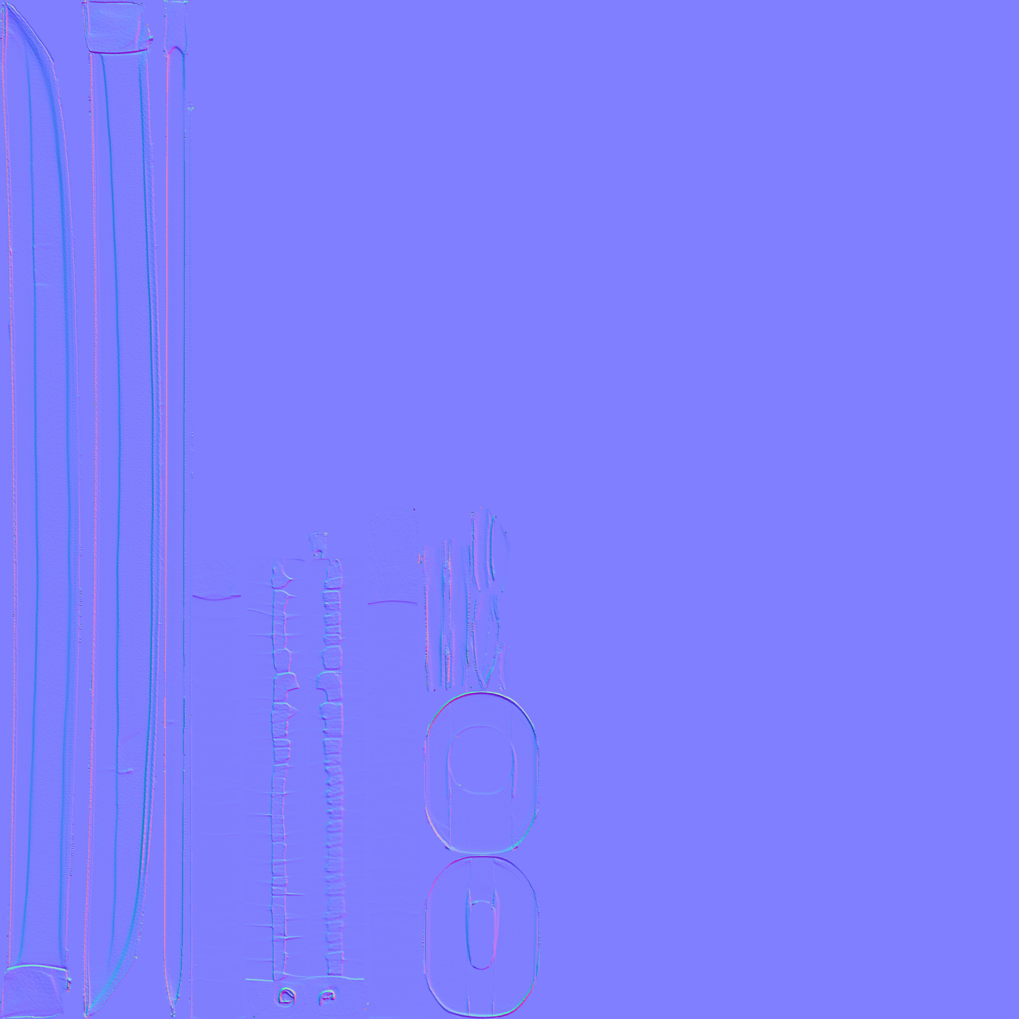 samurai sword 3D print model_2