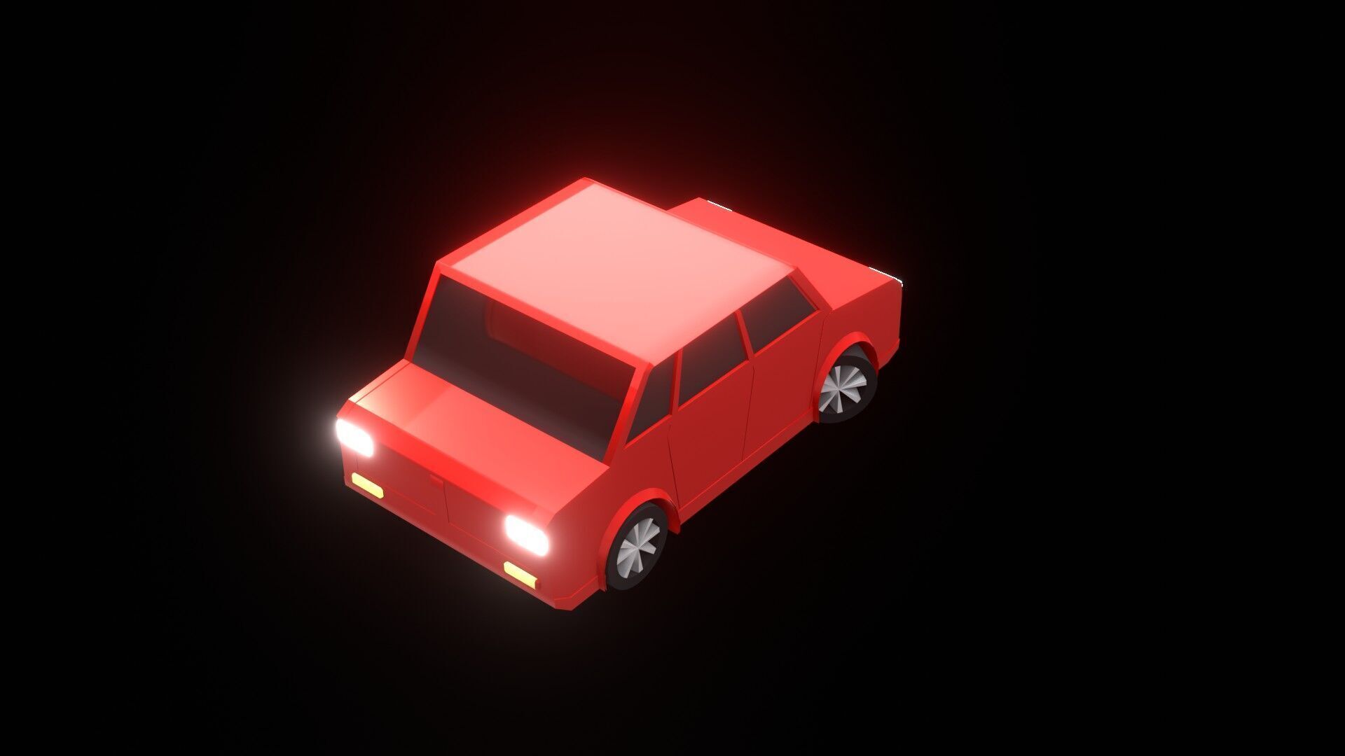 High-Quality Low Poly vehicle 3D Model for Games and Animations Low-poly 3D model_13