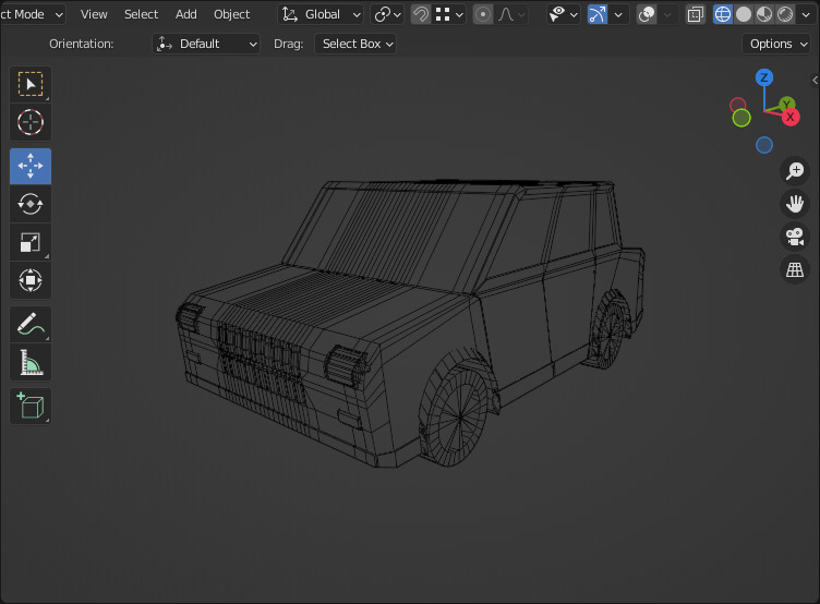 High-Quality Low Poly vehicle 3D Model for Games and Animations Low-poly 3D model_22